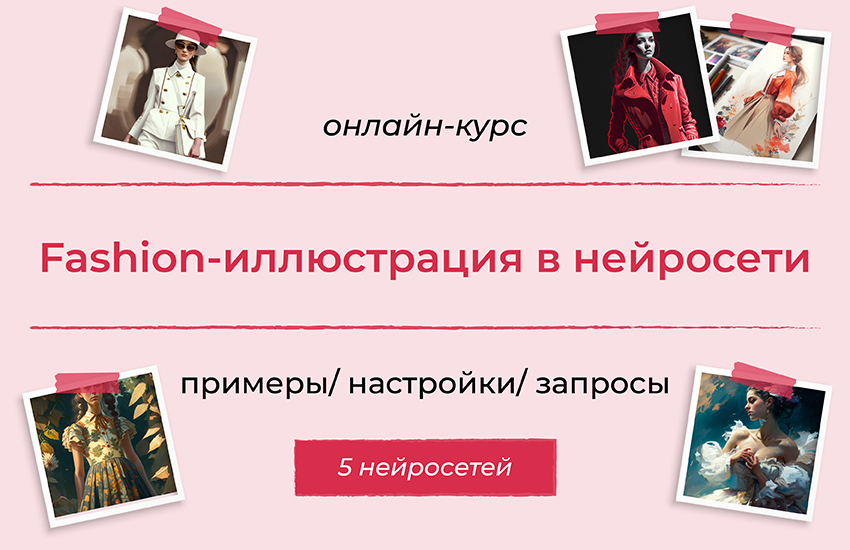 Fashion-иллюстрация в нейросети