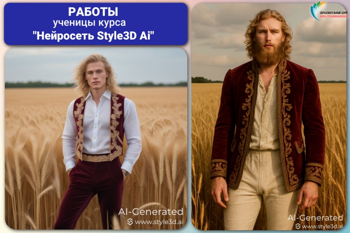 Делимся отзывом и работами нашей ученицы Елены о нейросети Style3D AI